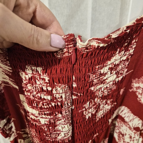 Reformation Red Mini Dres Sz 8 - Picture 7 of 8